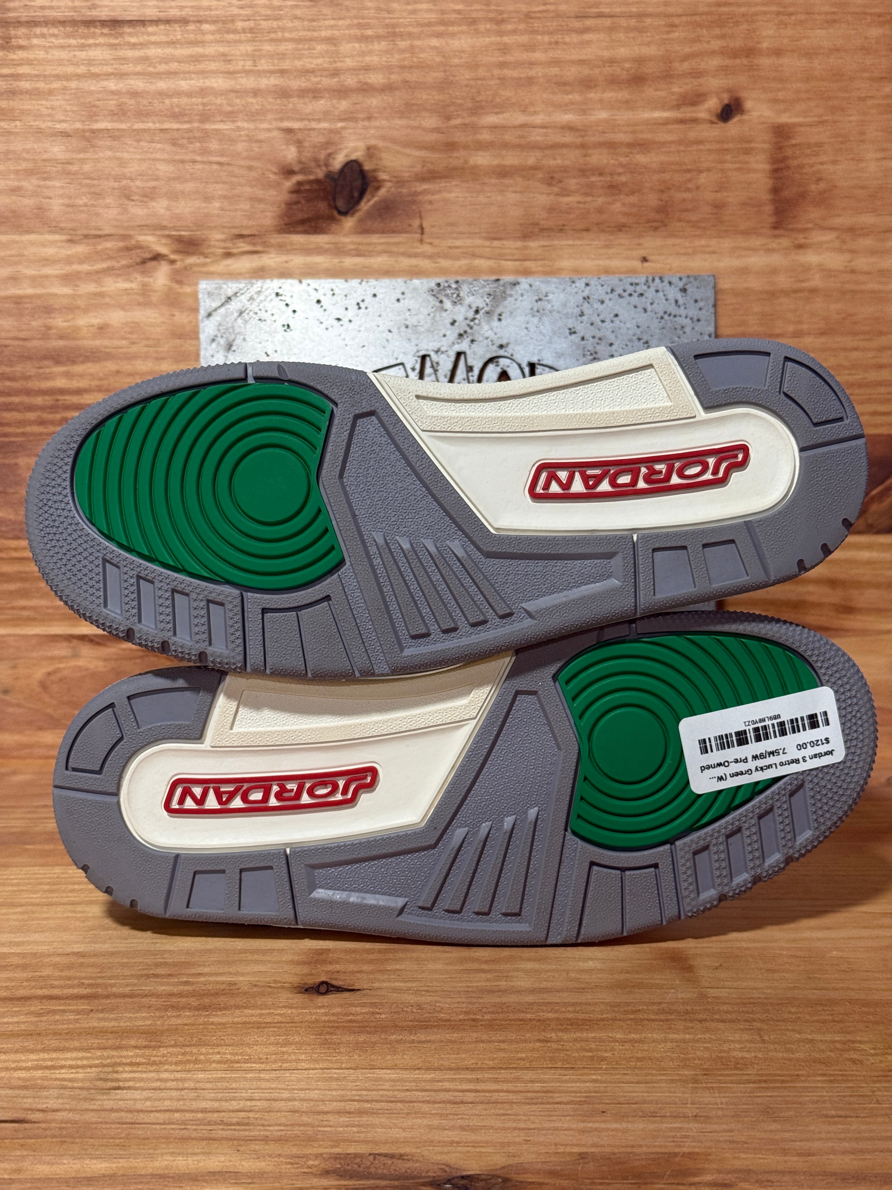 Jordan 3 Retro Lucky Green (Women's)
