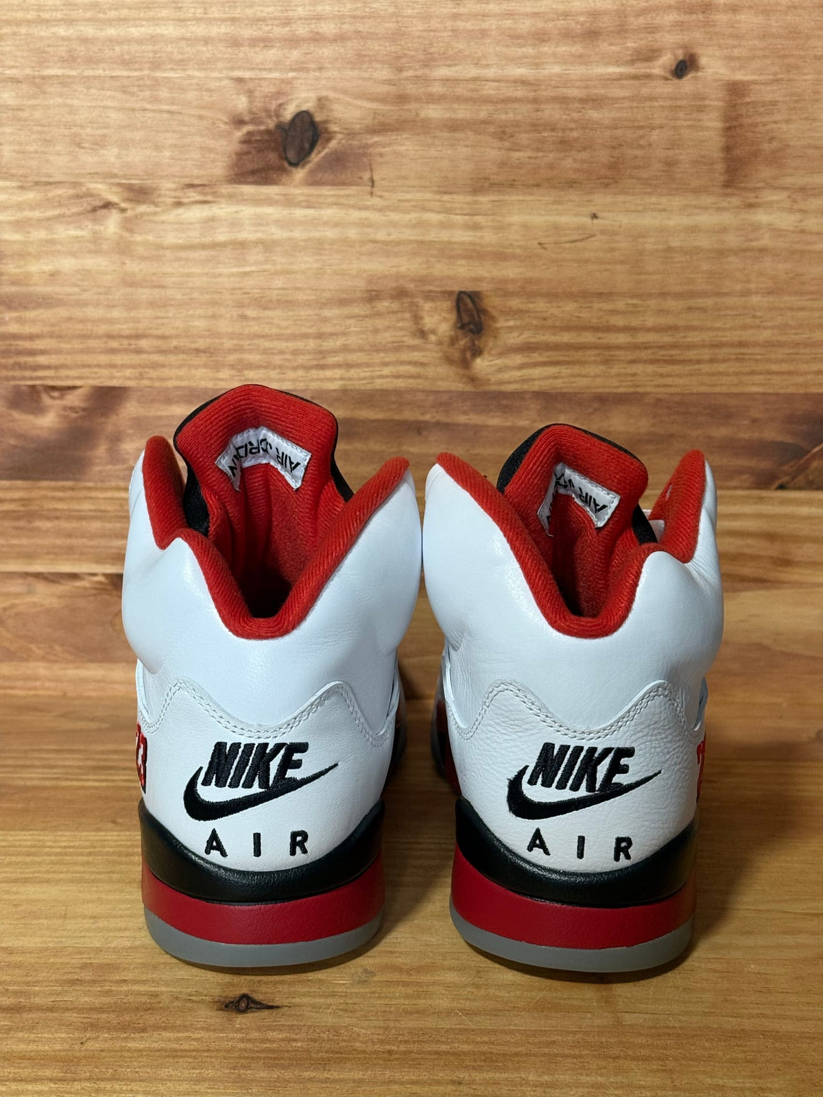 Jordan 5 Retro Fire Red Black Tongue (2025) - Size 9