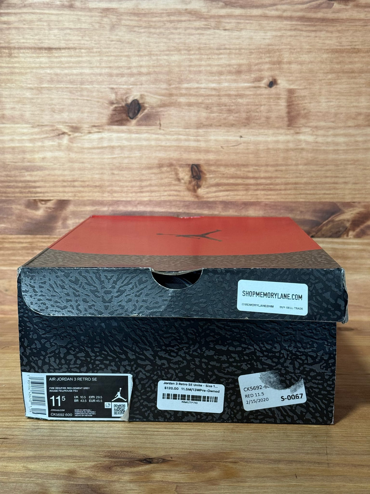 Jordan 3 Retro SE Unite - Size 11.5