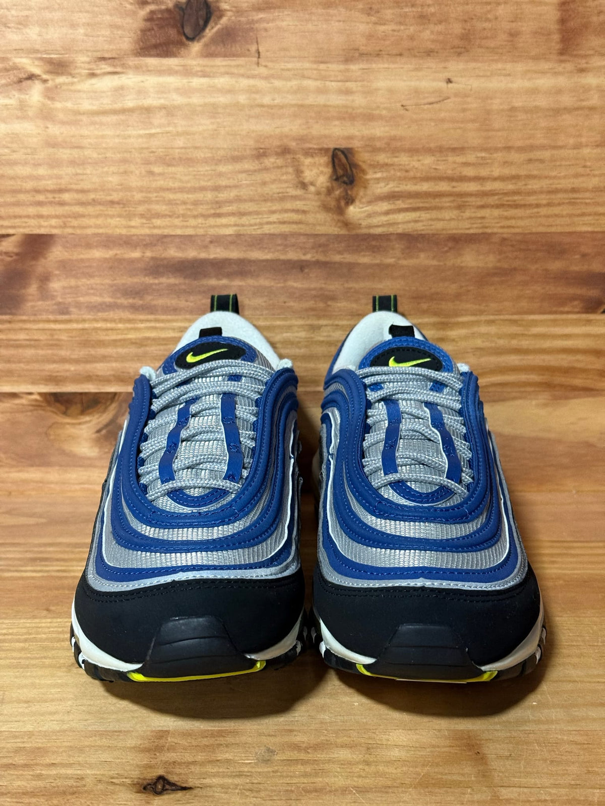Nike Air Max 97 OG Atlantic Blue Voltage Yellow - Size 8.5