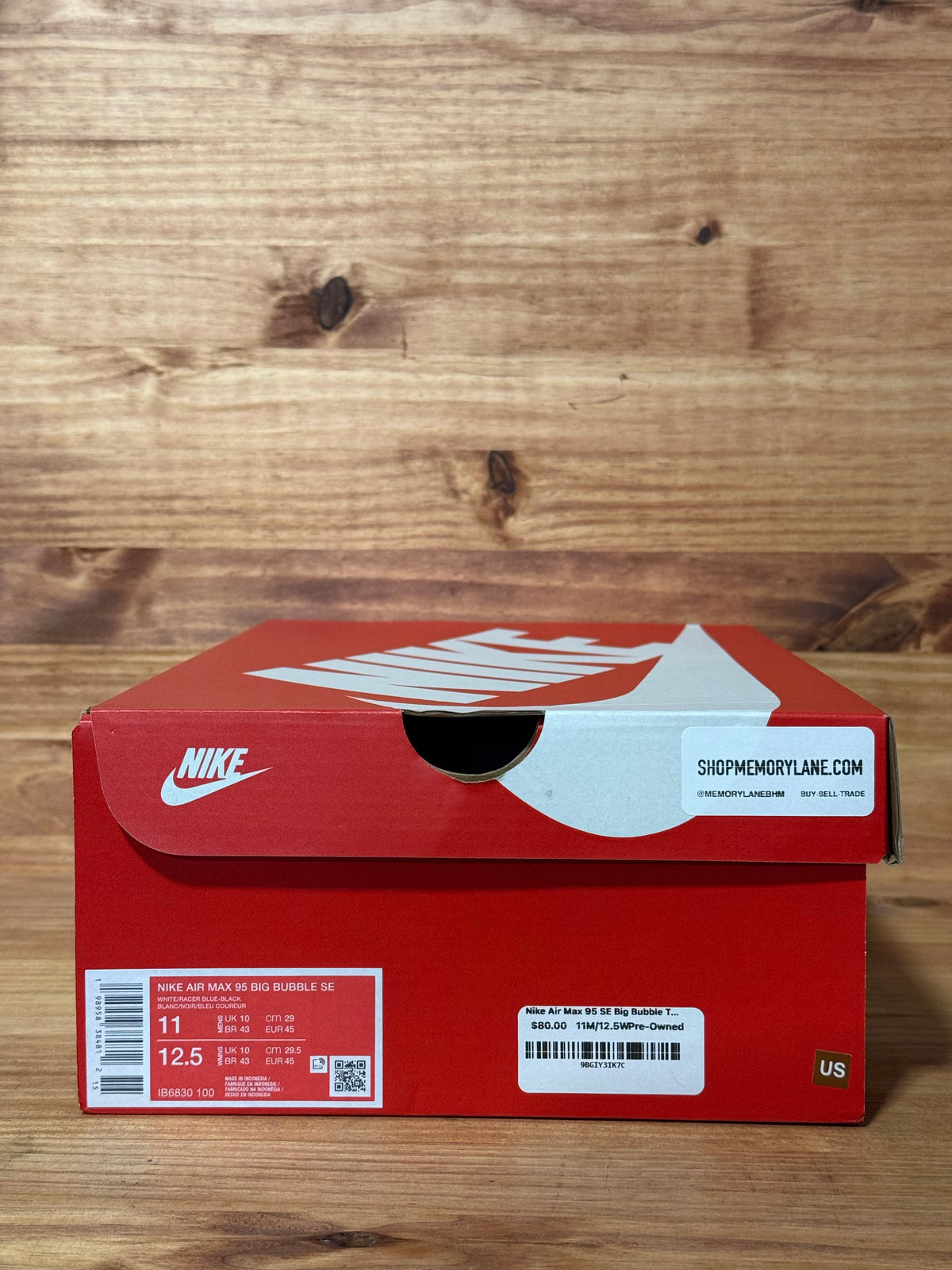 Nike Air Max 95 SE Big Bubble Total 90 White Racer Blue