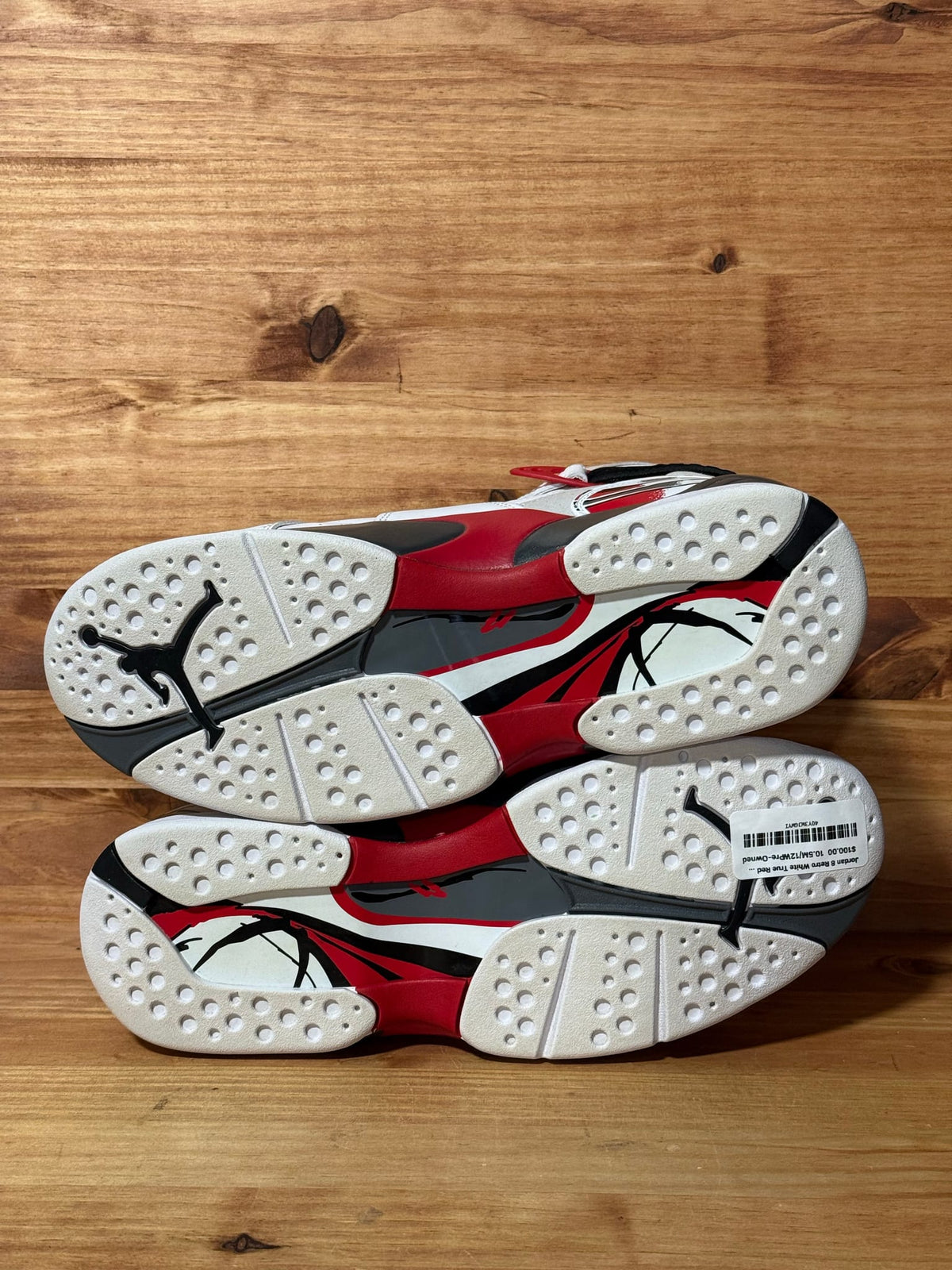 Jordan 8 Retro White True Red (2025) - Size 10.5