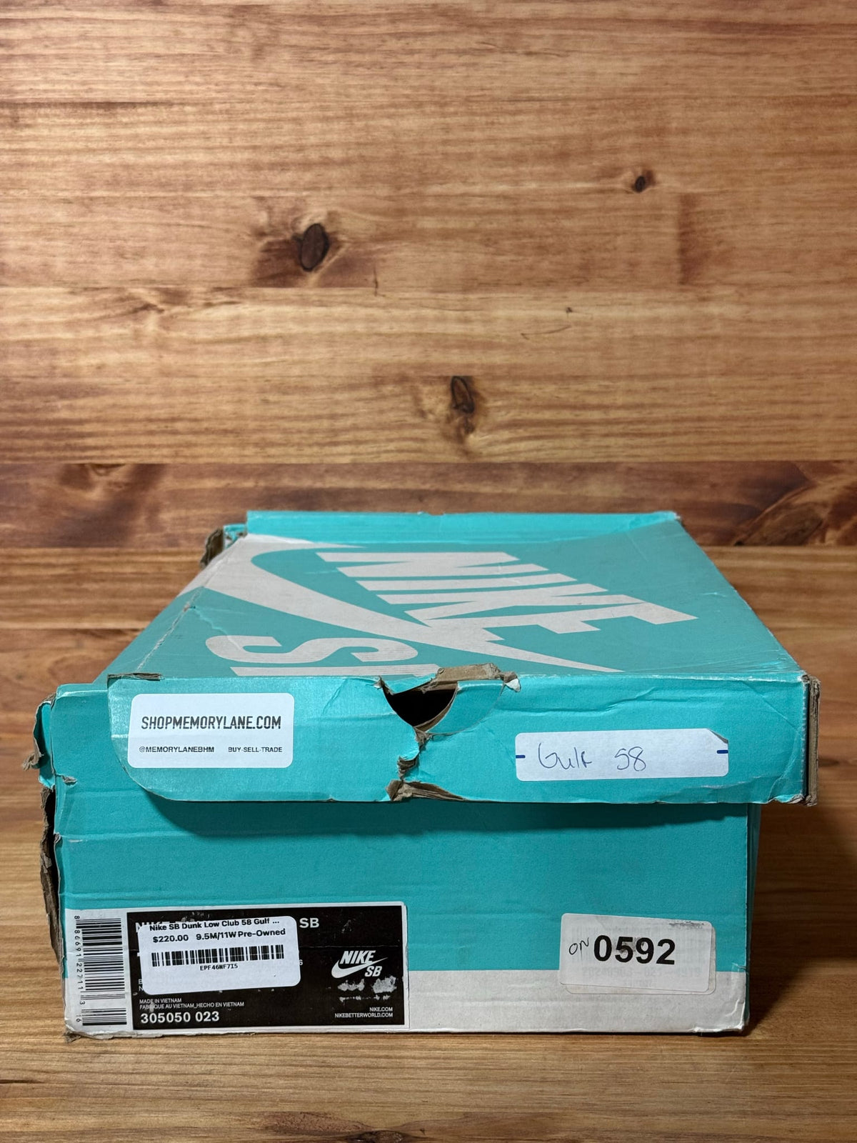Nike SB Dunk Low Club 58 Gulf - Size 9.5