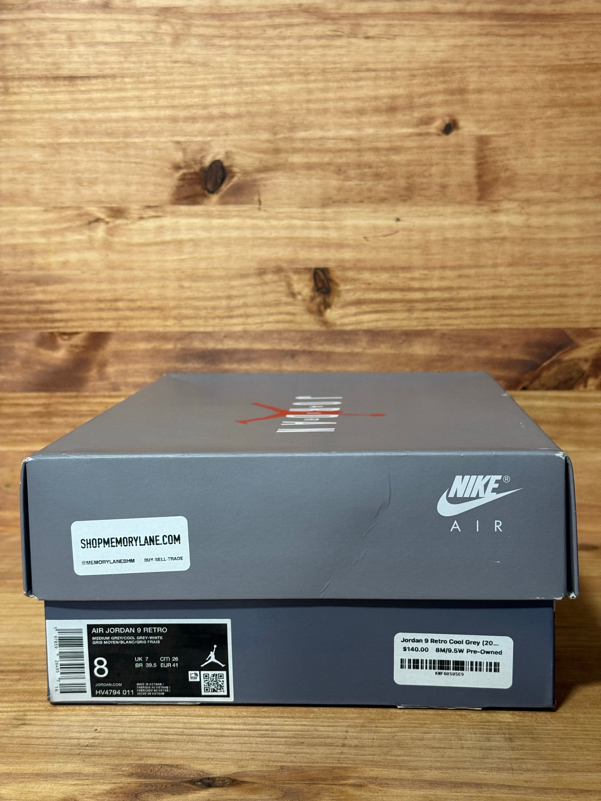Jordan 9 Retro Cool Grey (2025)