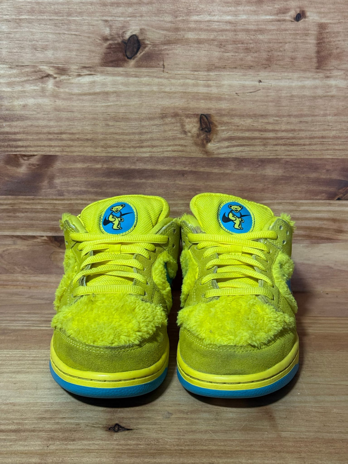 Nike SB Dunk Low Grateful Dead Bears Opti Yellow - Size 9