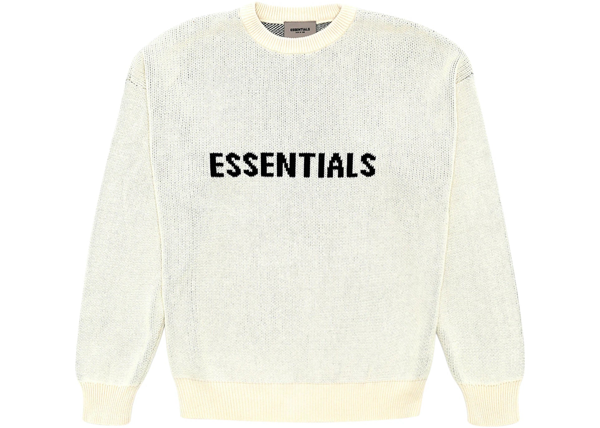 Fear of God Essentials Knit Sweater Buttercream